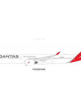 预:Inflight 1:200  澳洲航空 空客A350-1000 合金材质 飞机模型
