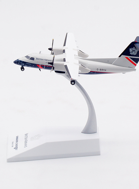 JC Wings 1:200 英国航空 德哈维兰冲8Q100 G-BRYH 合金 飞机模型