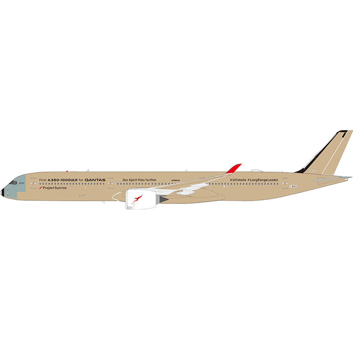 AV1400澳洲航空合金飞机模型
