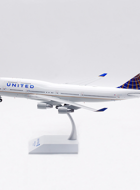 JC Wings 1:200美国联合航空 波音B747-400 N175UA 合金 飞机模型