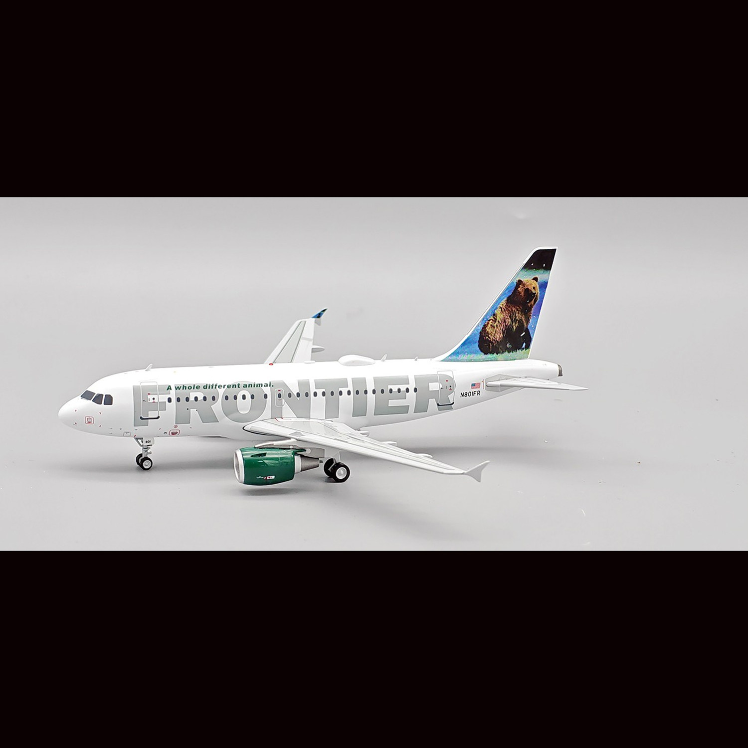 Inflight 1:200 边疆航空 空客 A318 N801FR  合金材质 飞机模型