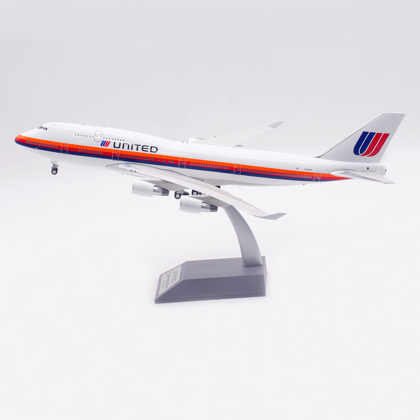Inflight1200B747-400合金航
