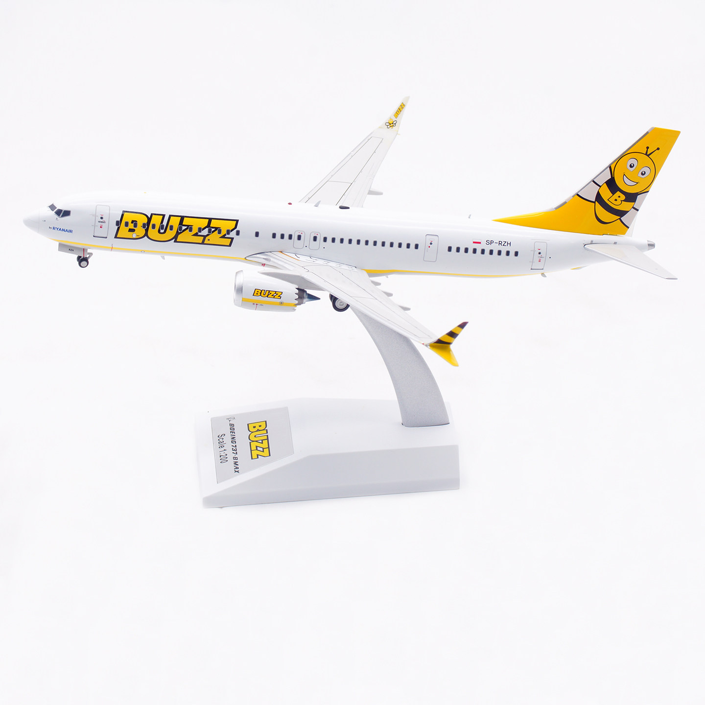 B-Models 1:200 BUZZ航空 波音 B737-8MAX SP-RZH 合金 飞机模型