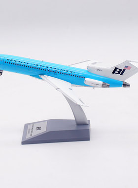 Inflight 1:200 布兰尼夫航空 波音B727-100 N7272 合金 飞机模型