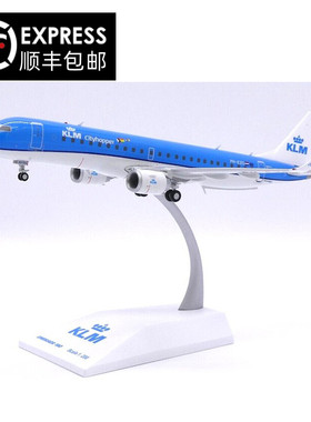 JC Wings 1:200 KLM荷兰Cityhopper ERJ-190 PH-EZG 合金飞机模型