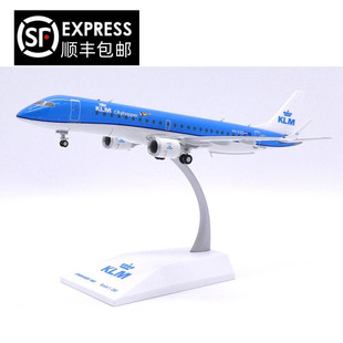 ERJ EZG 合金飞机模型 KLM荷兰Cityhopper 200 Wings 190