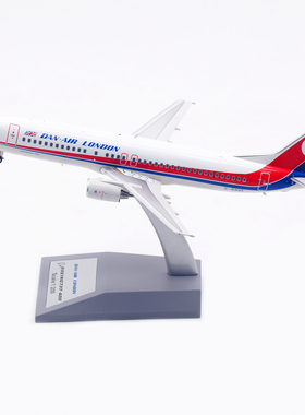 Inflight 1:200 丹-伦敦航空 波音B737-400 G-BNNK 合金 飞机模型