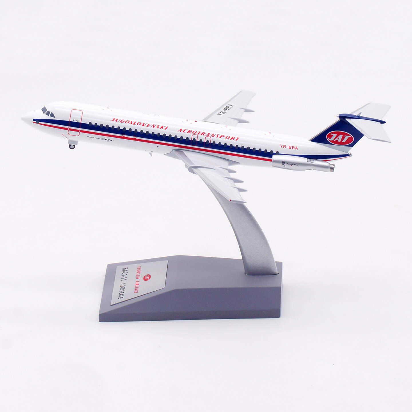 Inflight 1:200 南斯拉夫航空 BAC 111 YR-BRA 合金材质 飞机模型