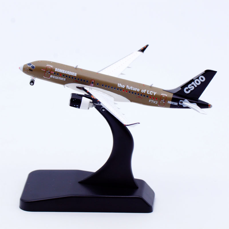 JC Wings 1:400 庞巴迪原厂涂装 CS100 C-GWYD 合金 飞机模型
