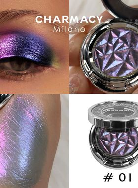 New 10 Multichrome Single Eye Shadow High Pigment Long Lasti