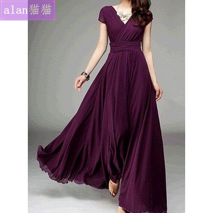 summer women gowns evening party prom dresses sexy dress2018 - 实物图