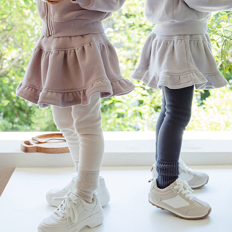 可爱风高腰裙裤女童秋冬新款宝宝长裤洋气保暖小女孩加绒打底裤裙,童装/婴儿装/亲子装,裤子,淘宝优惠券,粉丝福利购,淘宝优惠卷