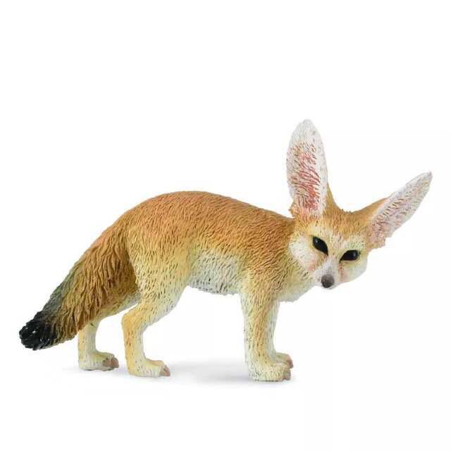 고품질 수출 공동 시뮬레이션 숲 동물 모델 장난감 88607 FENNEC FOX