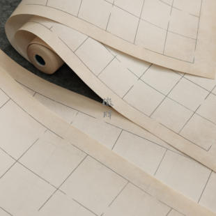 徽牌白玥7分熟微喷欧楷智永圣教篆隶断续格拼接投展作品纸5张卷装