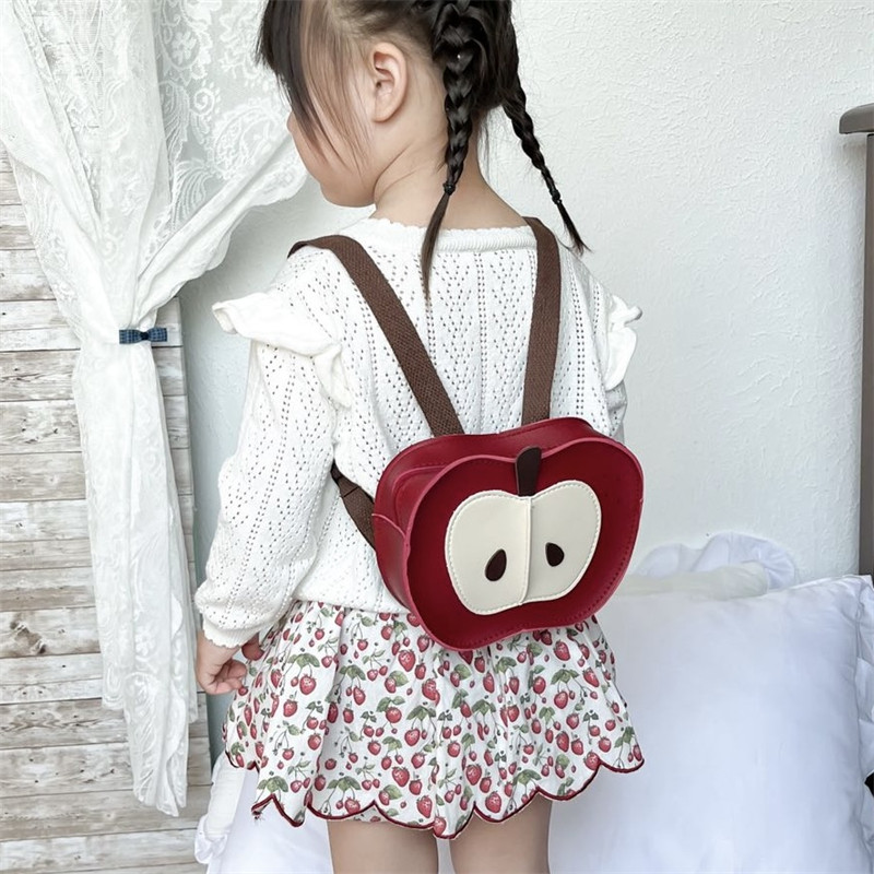 儿童包包可爱苹果幼儿园宝宝迷你小背包网红洋气男女童外出双肩包