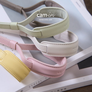 cam-in意大利真皮牛皮相机手腕带适用富士x100vi徕卡相机腕带挂绳