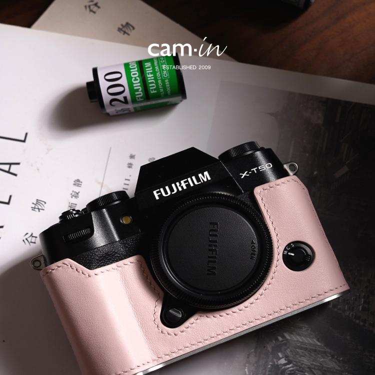 camin swift真皮手工富士x-t50 x-t30相机保护套底座配件相机皮套