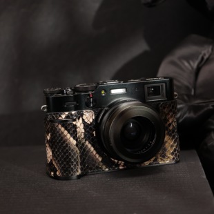xs20 富士蛇纹牛皮x100vi相机保护皮套xt50 xm5 xt5 x100v cam