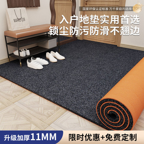 入户地毯进门地垫加厚门口玄关吸水防滑耐脏脚垫子室外门垫可裁剪