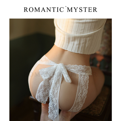 维多利绑带性感镂空低腰三角裤