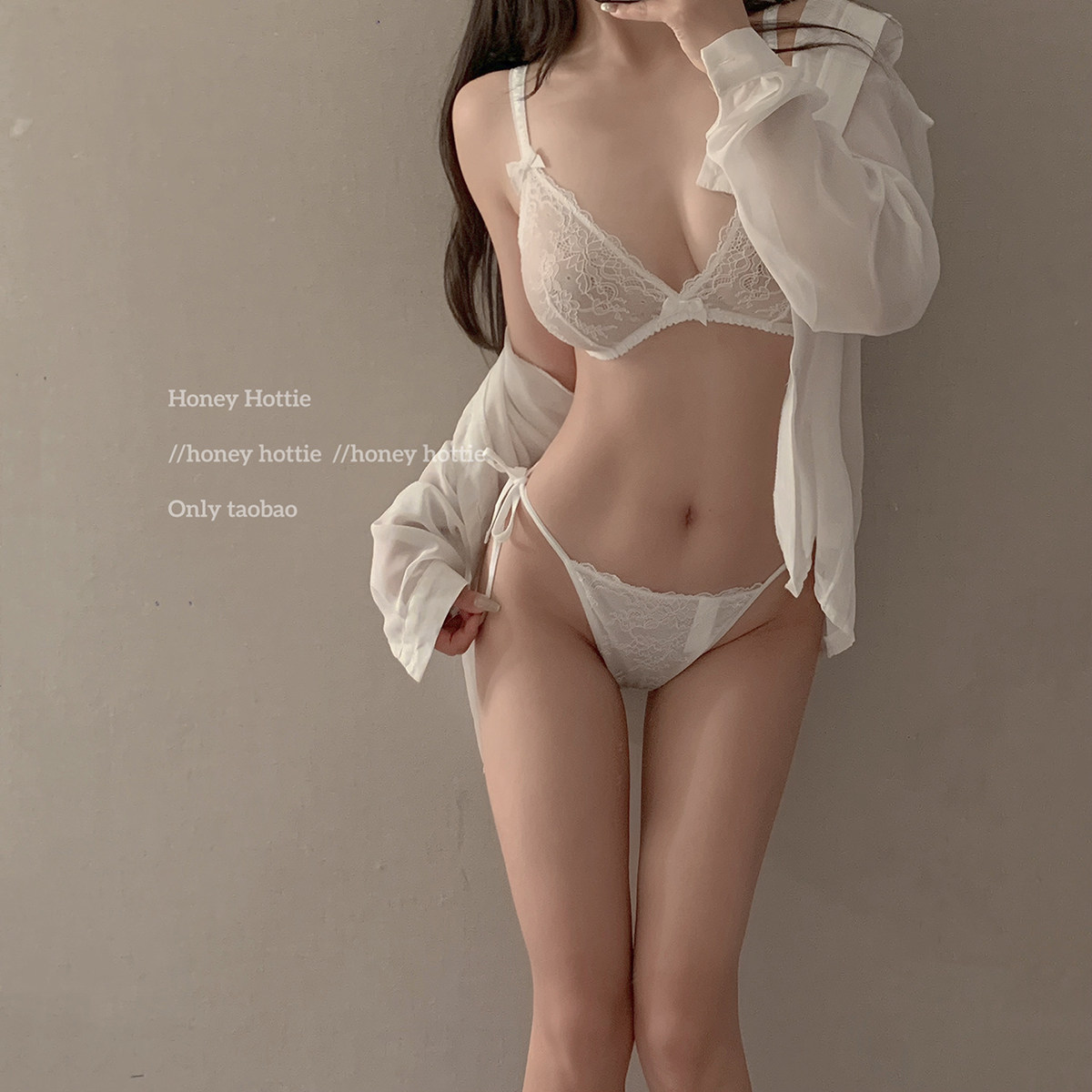 维多利亚法式蕾丝性感无钢圈内衣女大胸显小胸罩夏季薄款文胸套装,女士内衣/男士内衣/家居服,文胸,淘宝优惠券,粉丝福利购,淘宝优惠卷