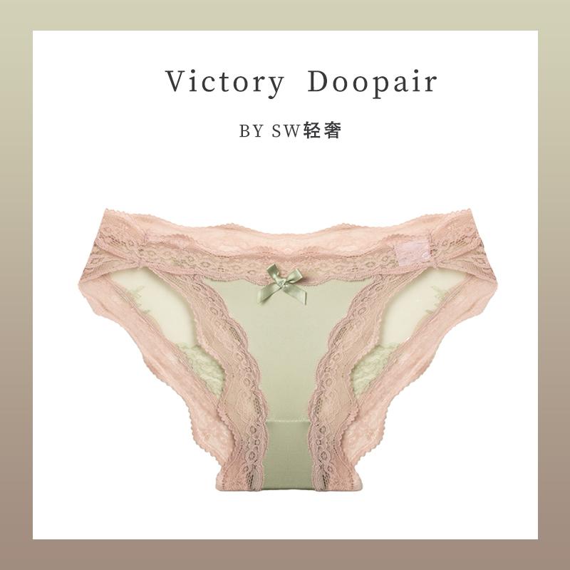 维多利亚法式蕾丝内裤纯棉档抗菌
