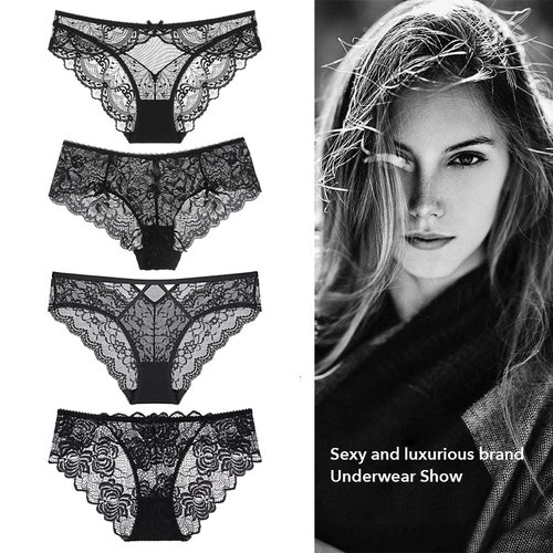 维多利亚性感蕾丝内裤薄诱惑无痕