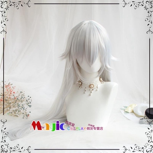 明日方舟 特米米 泳装 珊瑚海岸系列皮肤 静谧午夜 cosplay假发