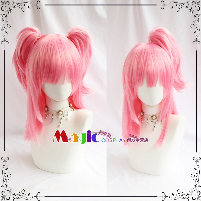 守护甜心变身日常制服假发方块