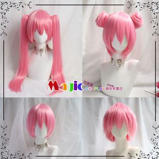 时光代理人 李天辰cosplay动漫 李天希cos假发 粉色双马尾发包