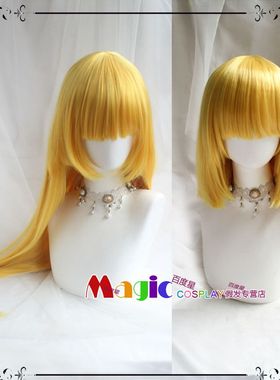 死神 BLEACH 平子真子cos假发 金黄色短发长直发
