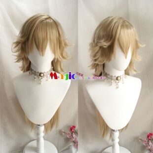 恋与深空 暗蚀国王 沈星回 cos假发 头皮顶 长度80cm