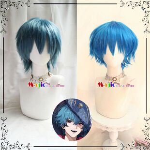 现货 鸣潮 黎那汐塔 布兰特cosplay假发 倒毛顶 湖蓝色反翘少年毛
