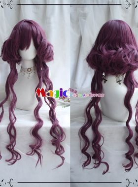 Collar×Malice/项圈×恶意 星野市香 酒红色COSPLAY假发