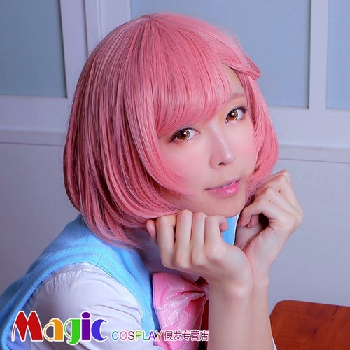 cos假发 美妙旋律 彩瀬なる彩濑奈露 仮野明日那 胭粉色梨花头