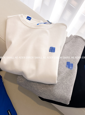 ader error small夏季新款短袖T恤简约刺绣字母印花宽松男女上衣