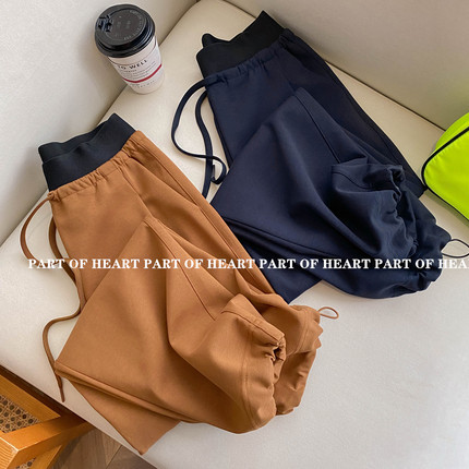 PART OF HEART秋季2024新款女裤都市户外休闲宽松长裤哈伦裤百搭