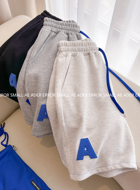 ader error small休闲运动短裤男女情侣夏季五分裤宽松字母高腰潮