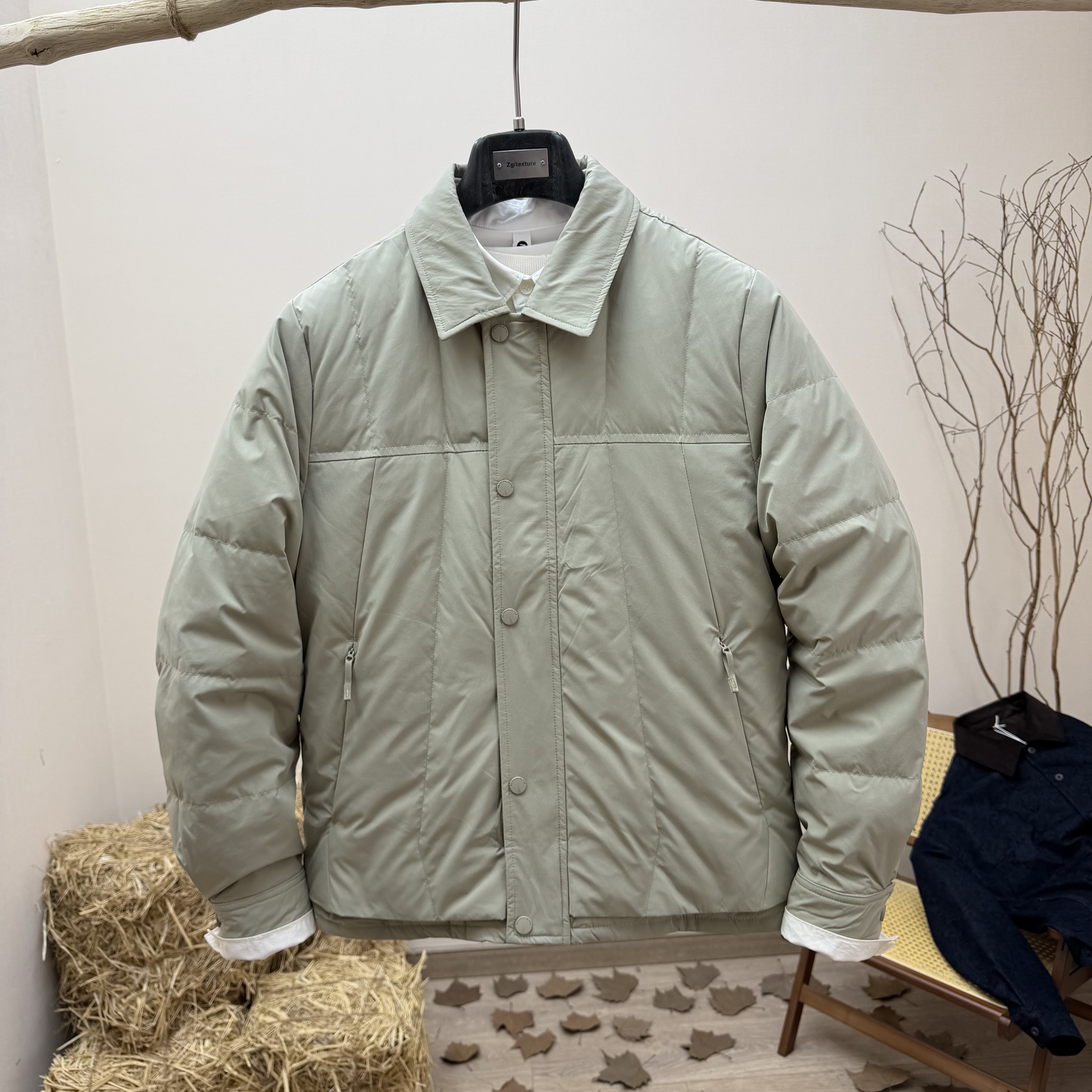 冬季美式简约轻薄保暖男士羽绒服