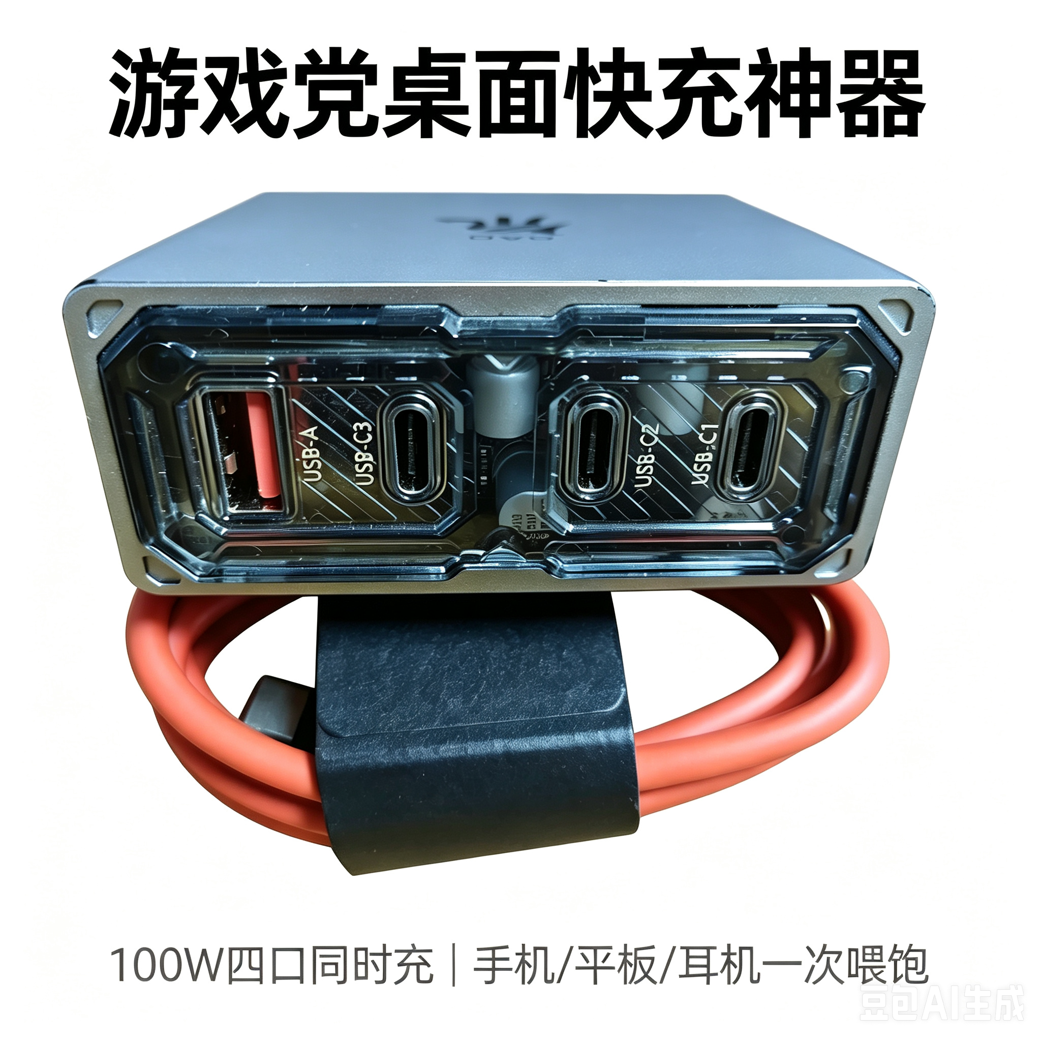 二手努比亚100WGaN充电器套装