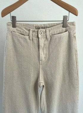 OPPER 韩国女装代购流行爆款浅灰色牛仔裤女夏季新款小个子高腰显