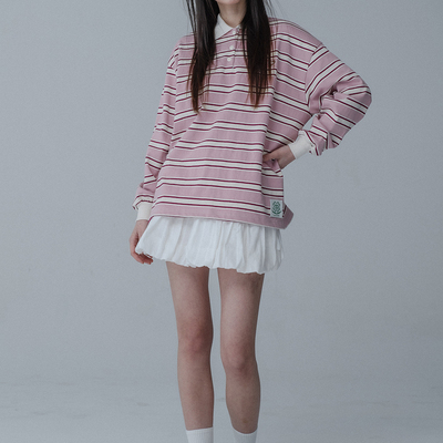 25SS新品条纹polo衫 mars en avril