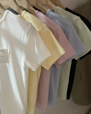 修身显瘦夏季小众领百搭设计感