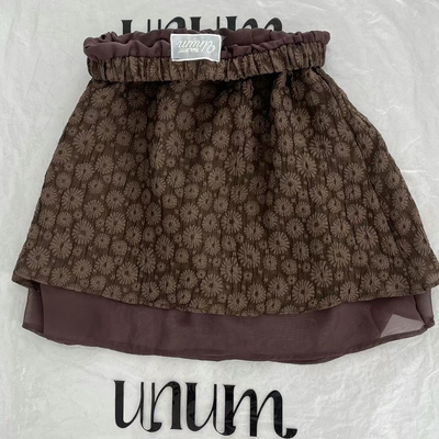 UNUM 25SS 韩国现货 碎花两面穿半身裙