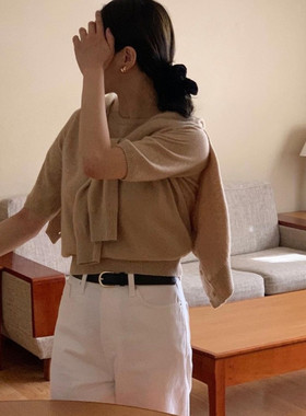 miel 25SS新品披肩针织开衫