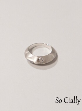 So Cially | PARTEZ 23夏韩国设计师品牌内嵌心形水晶百搭戒指