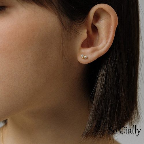 So Cially | MARQUEMENT 23冬韩国设计师品牌珍珠耳钉百搭