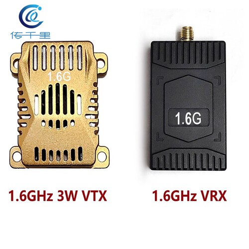 厂价 1.6G3W 16CH VTX VRX  FPV无线发射器接收机穿越机航拍图传