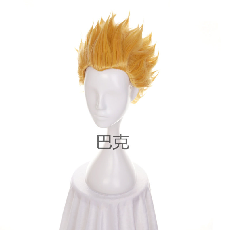 吉尔伽美什Archer金闪闪金黄色大背头cos假发新娘鬼娃恰吉Chucky