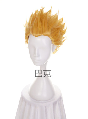 吉尔伽美什Archer金闪闪金黄色大背头cos假发新娘鬼娃恰吉Chucky